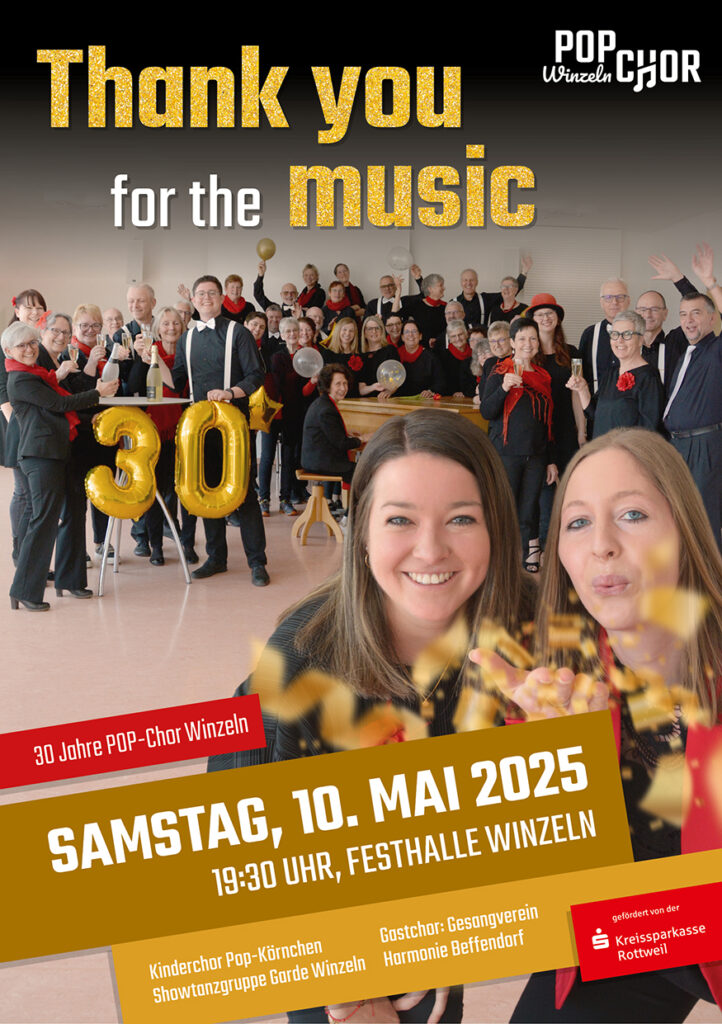Pop-Chor Winzeln - Thank you for the music! @ Turn- und Festhalle Winzeln